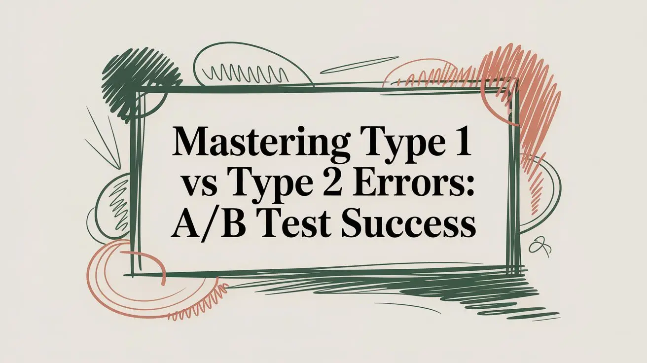 Mastering Type 1 vs Type 2 Errors: A/B Test Success
