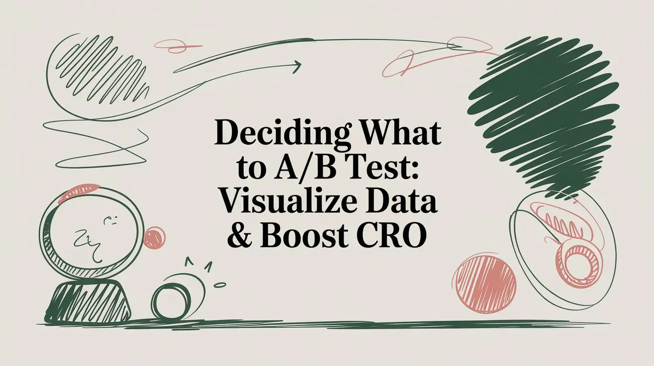 Deciding What to A/B Test: Visualize Data & Boost CRO