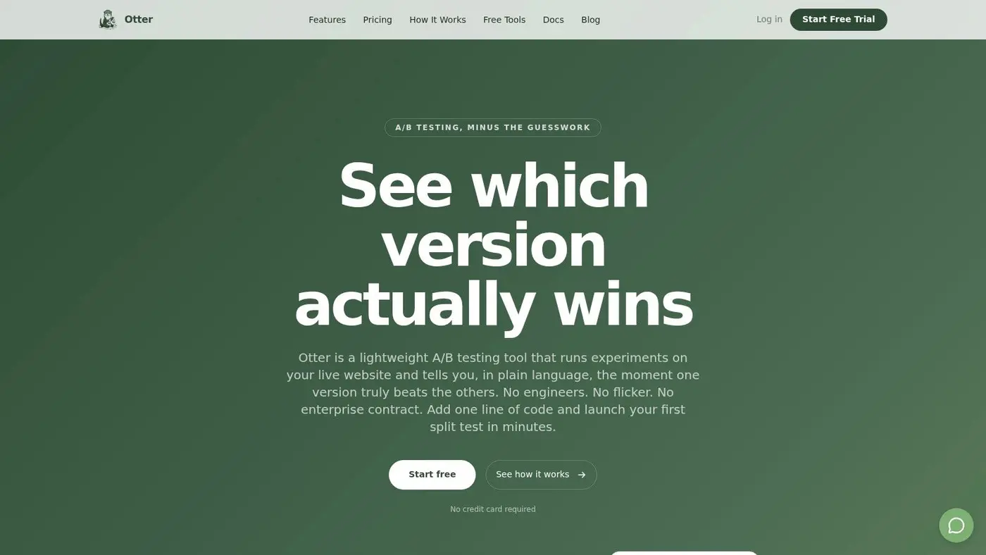 Screenshot from https://www.otterab.com