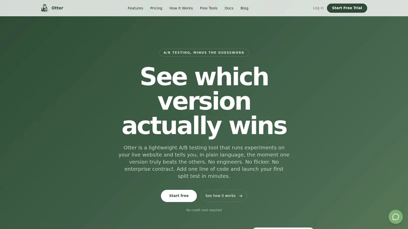 Screenshot from https://www.otterab.com