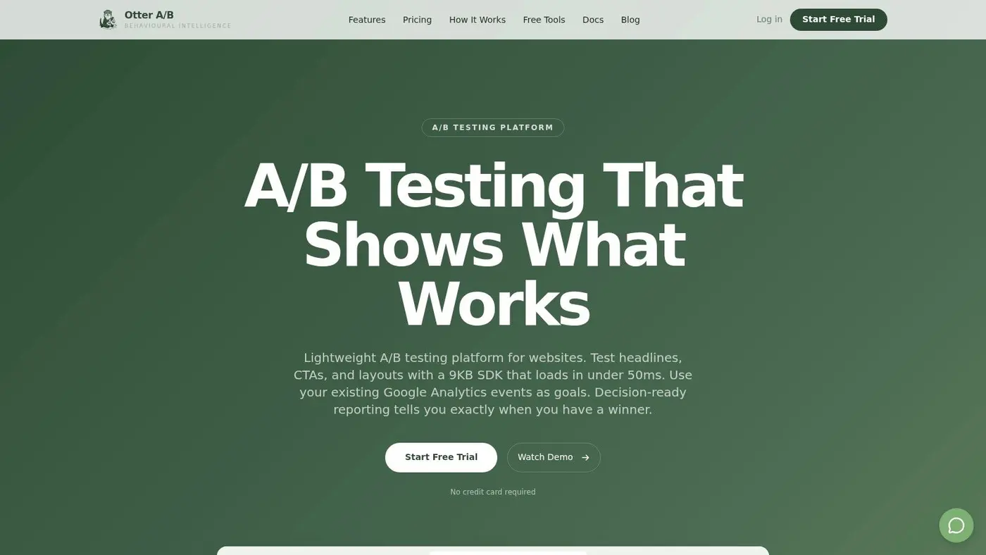 Screenshot from https://www.otterab.com