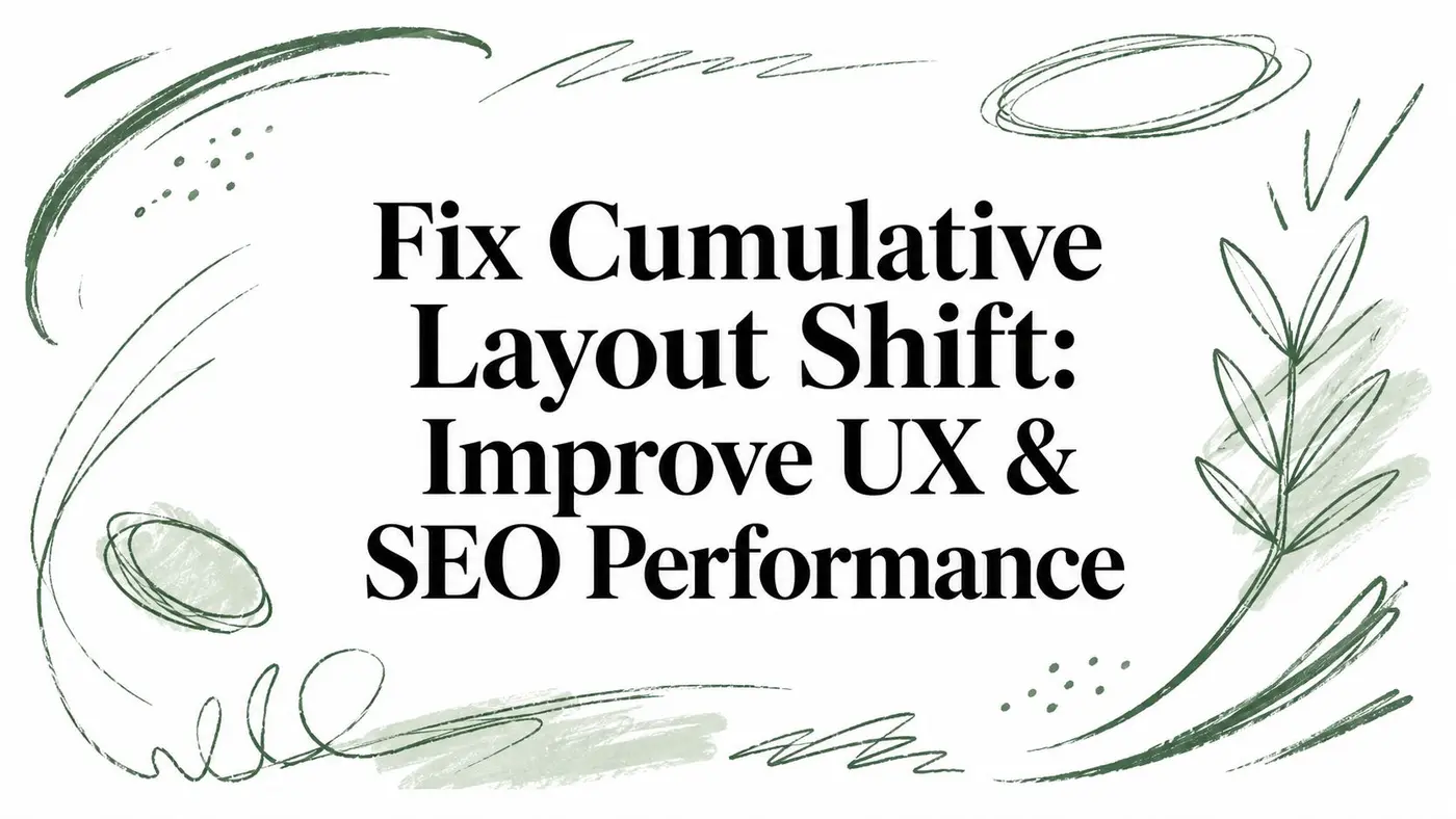 Fix Cumulative Layout Shift: Improve UX & SEO Performance