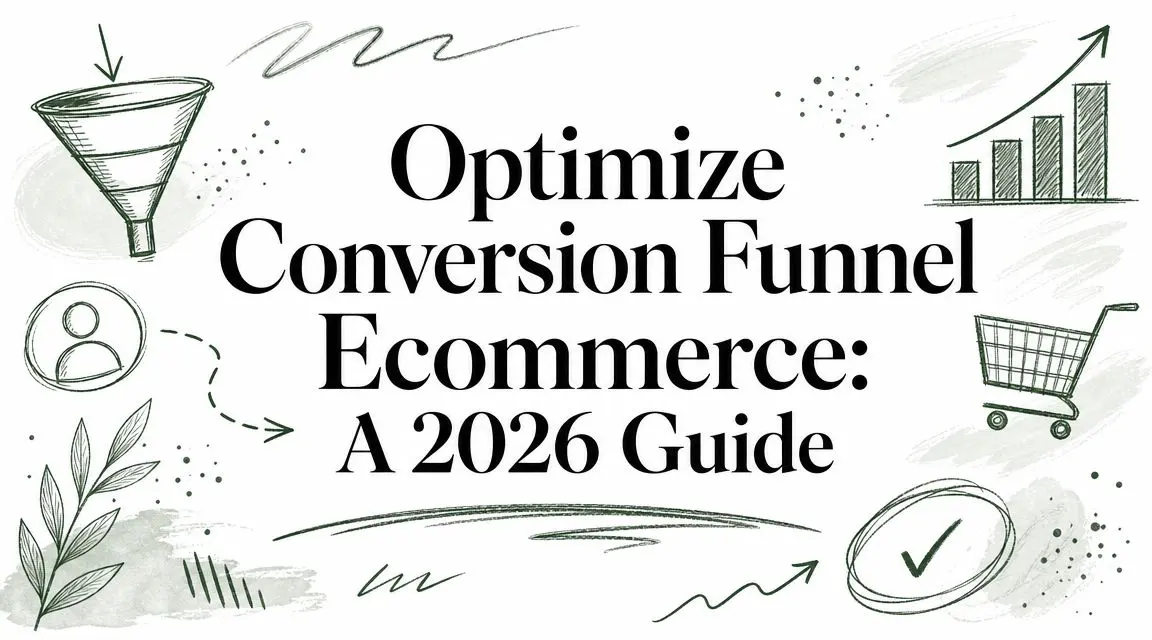 Optimize Conversion Funnel Ecommerce: A 2026 Guide