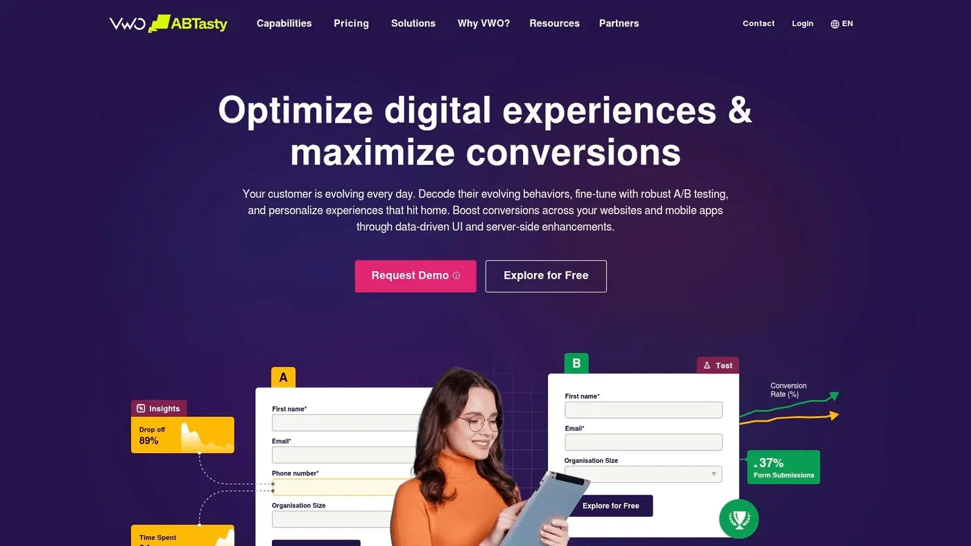 VWO (Web Testing and Feature Experimentation)