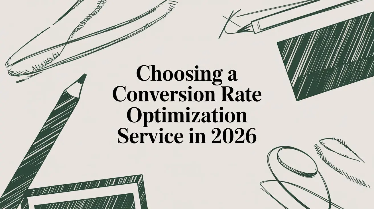 Choosing a Conversion Rate Optimization Service in 2026